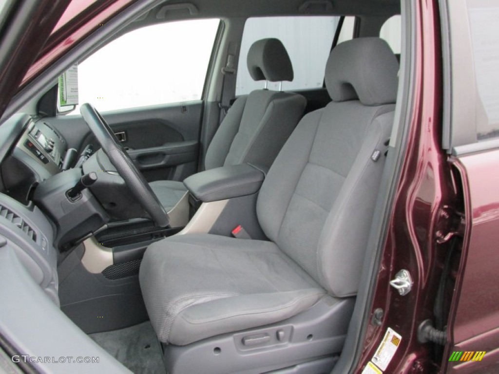 Gray Interior 2008 Honda Pilot EX 4WD Photo #90355983