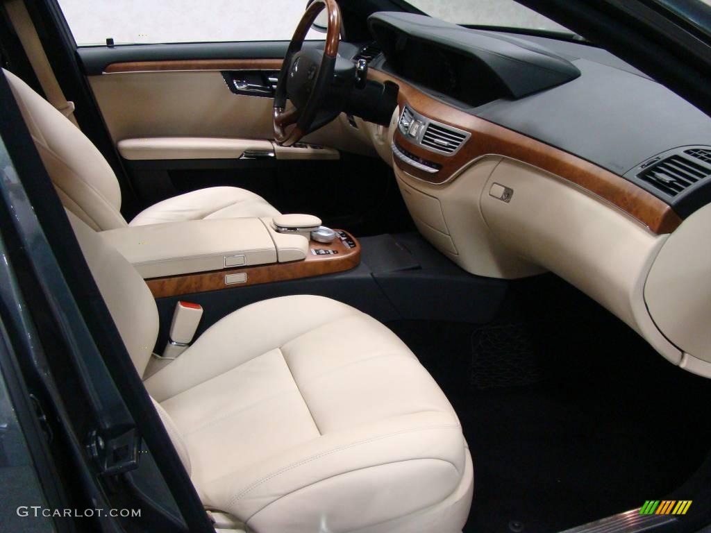 2007 S 550 Sedan - designo Graphite Metallic / designo Porcelain Beige photo #13