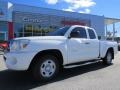 Super White 2010 Toyota Tacoma Access Cab