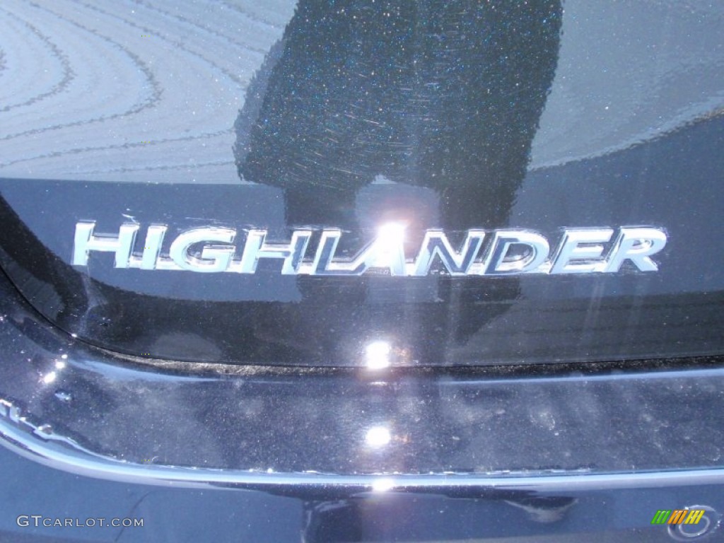 2014 Highlander Limited - Attitude Black Metallic / Black photo #14