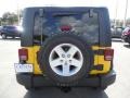 2008 Detonator Yellow Jeep Wrangler Unlimited Rubicon 4x4  photo #8