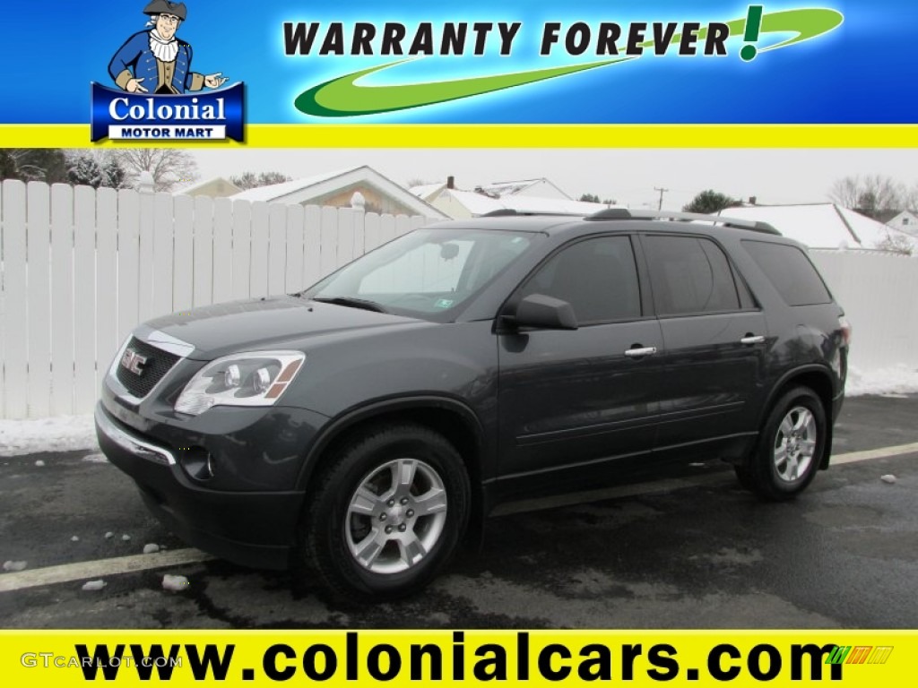 2011 Acadia SL AWD - Cyber Gray Metallic / Ebony photo #1