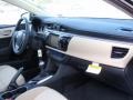 Ivory 2014 Toyota Corolla LE Dashboard