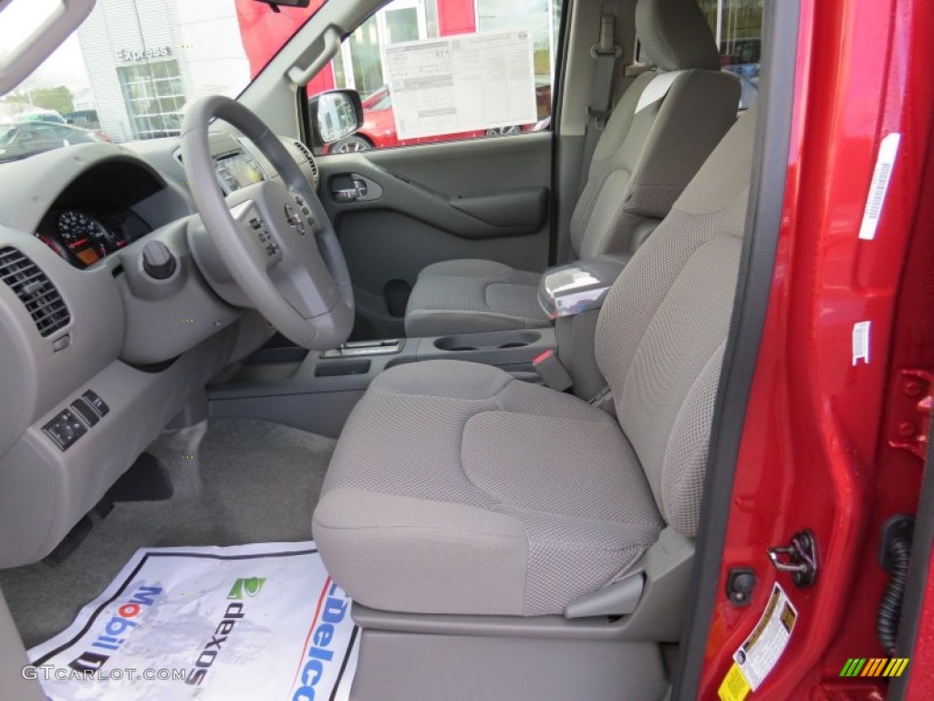 Steel Interior 2014 Nissan Frontier SV Crew Cab Photo #90358585