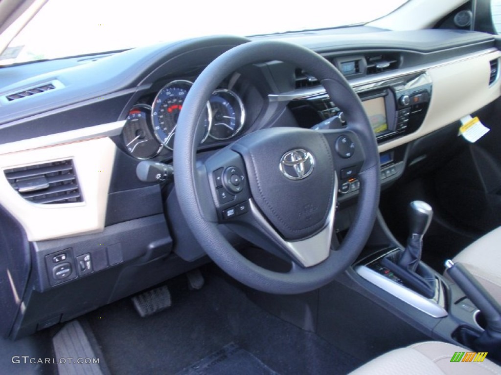 2014 Toyota Corolla LE Ivory Dashboard Photo #90358636
