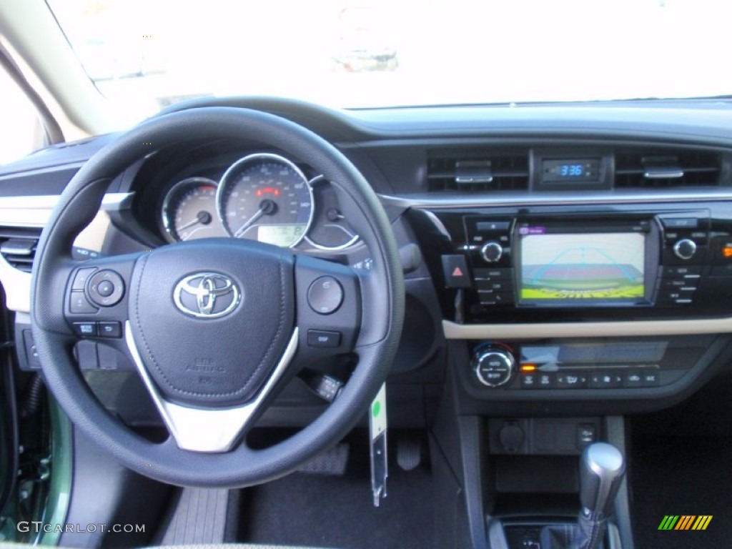 2014 Toyota Corolla LE Ivory Dashboard Photo #90358702