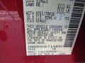  2014 Frontier SV Crew Cab Lava Red Color Code EAF