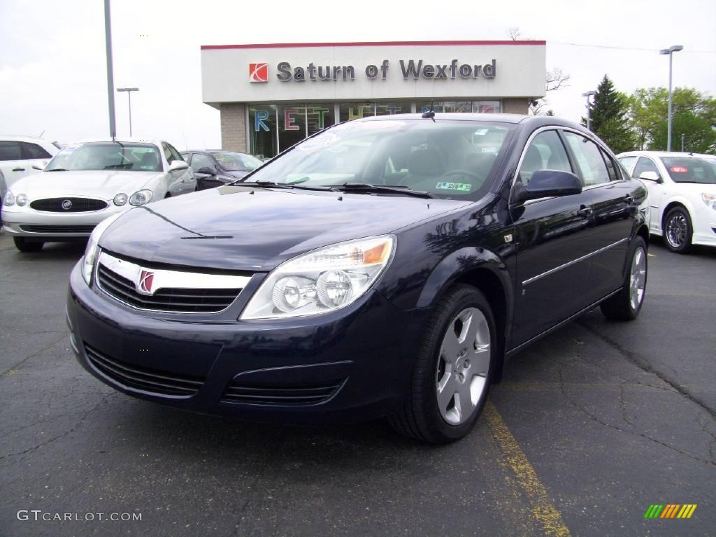 2007 Aura XE - Midnight Blue Metallic / Gray photo #1
