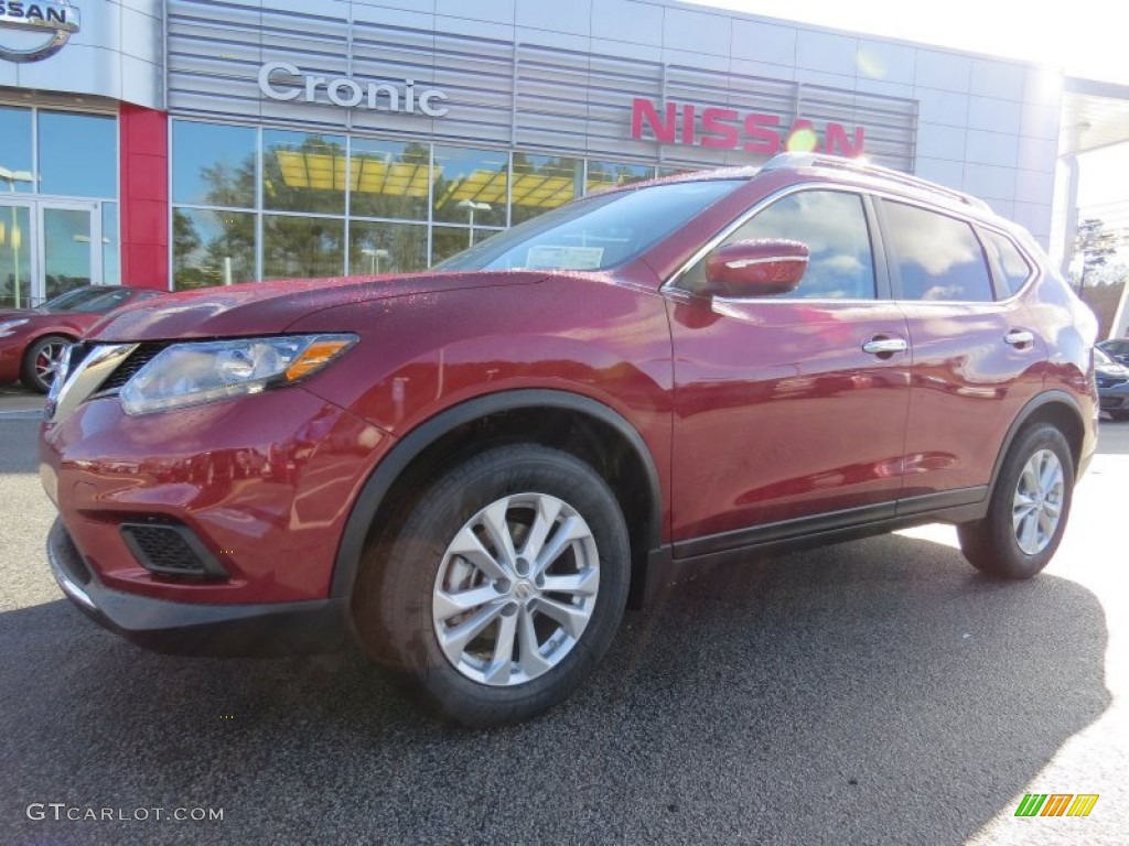 2014 Rogue SV - Cayenne Red / Charcoal photo #1