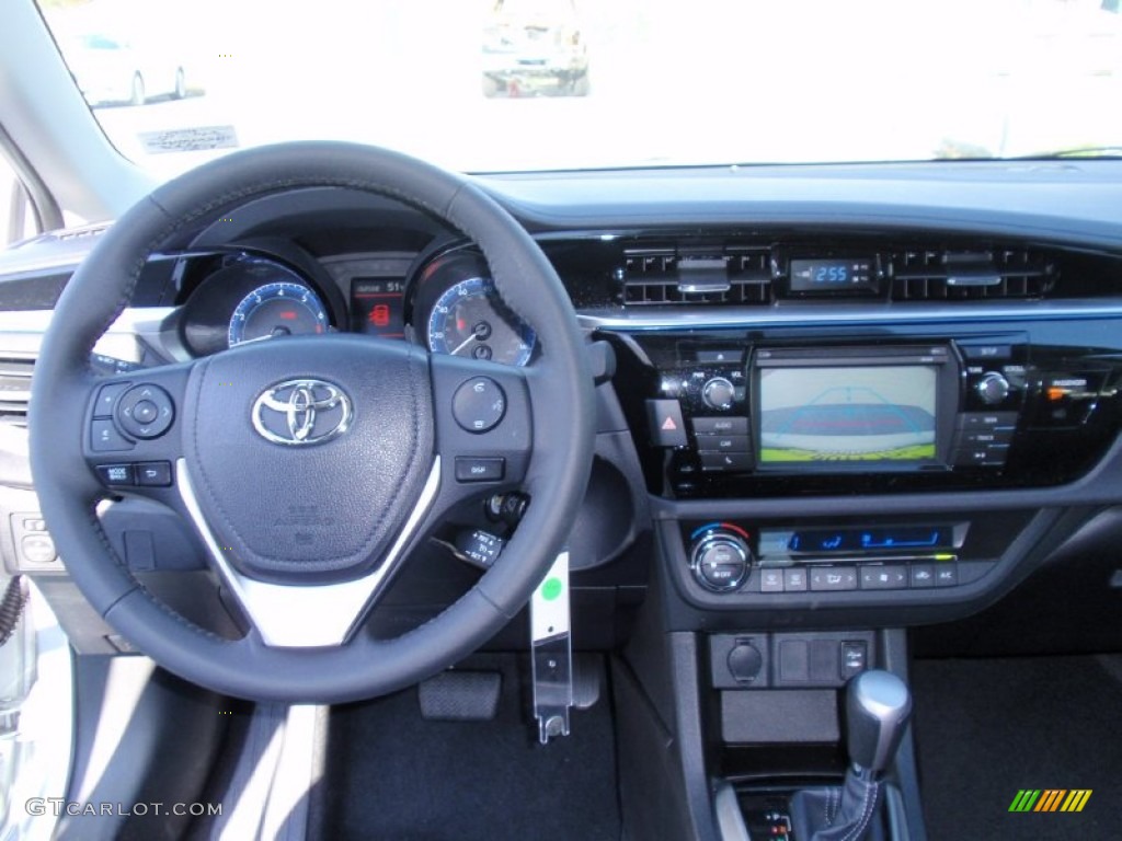 2014 Toyota Corolla S Steel Blue Dashboard Photo #90359467