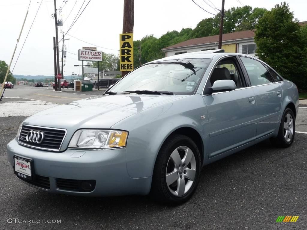 2002 A6 2.7T quattro Sedan - Crystal Blue Metallic / Platinum photo #1