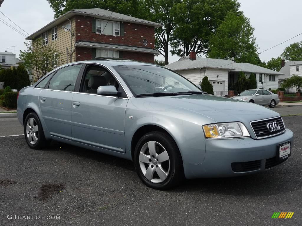 2002 A6 2.7T quattro Sedan - Crystal Blue Metallic / Platinum photo #2