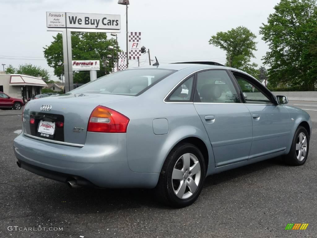 2002 A6 2.7T quattro Sedan - Crystal Blue Metallic / Platinum photo #3
