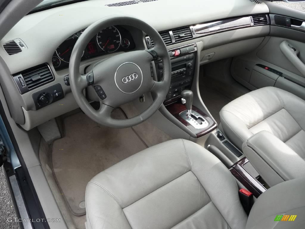 2002 A6 2.7T quattro Sedan - Crystal Blue Metallic / Platinum photo #5