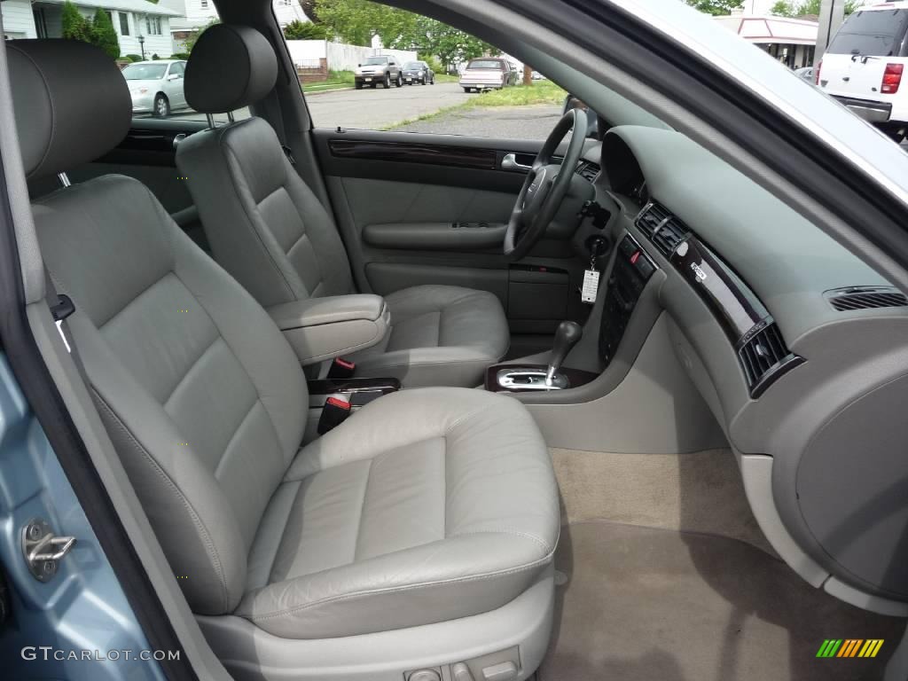 2002 A6 2.7T quattro Sedan - Crystal Blue Metallic / Platinum photo #6