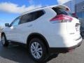 2014 Moonlight White Nissan Rogue SV AWD  photo #3