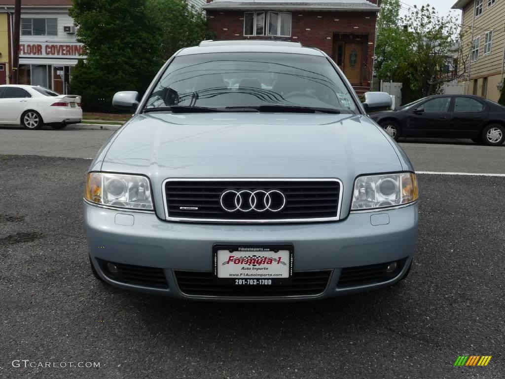 2002 A6 2.7T quattro Sedan - Crystal Blue Metallic / Platinum photo #9