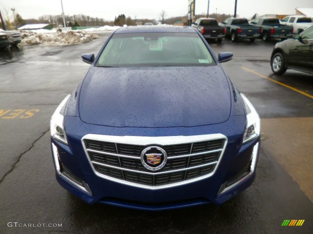 Opulent Blue Metallic 2014 Cadillac CTS Luxury Sedan AWD Exterior Photo #90362329