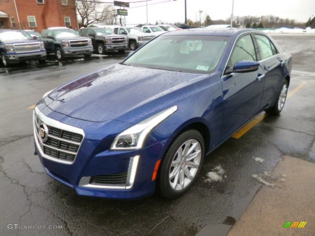 Opulent Blue Metallic 2014 Cadillac CTS Luxury Sedan AWD Exterior Photo #90362353