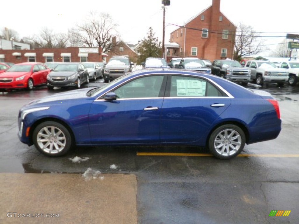 Opulent Blue Metallic 2014 Cadillac CTS Luxury Sedan AWD Exterior Photo #90362374