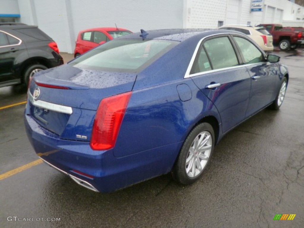 Opulent Blue Metallic 2014 Cadillac CTS Luxury Sedan AWD Exterior Photo #90362437