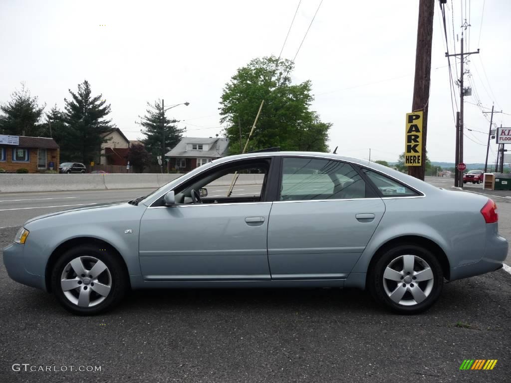 2002 A6 2.7T quattro Sedan - Crystal Blue Metallic / Platinum photo #11