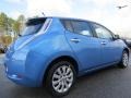 2014 Blue Ocean Nissan LEAF S  photo #5