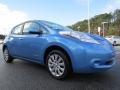 2014 Blue Ocean Nissan LEAF S  photo #7