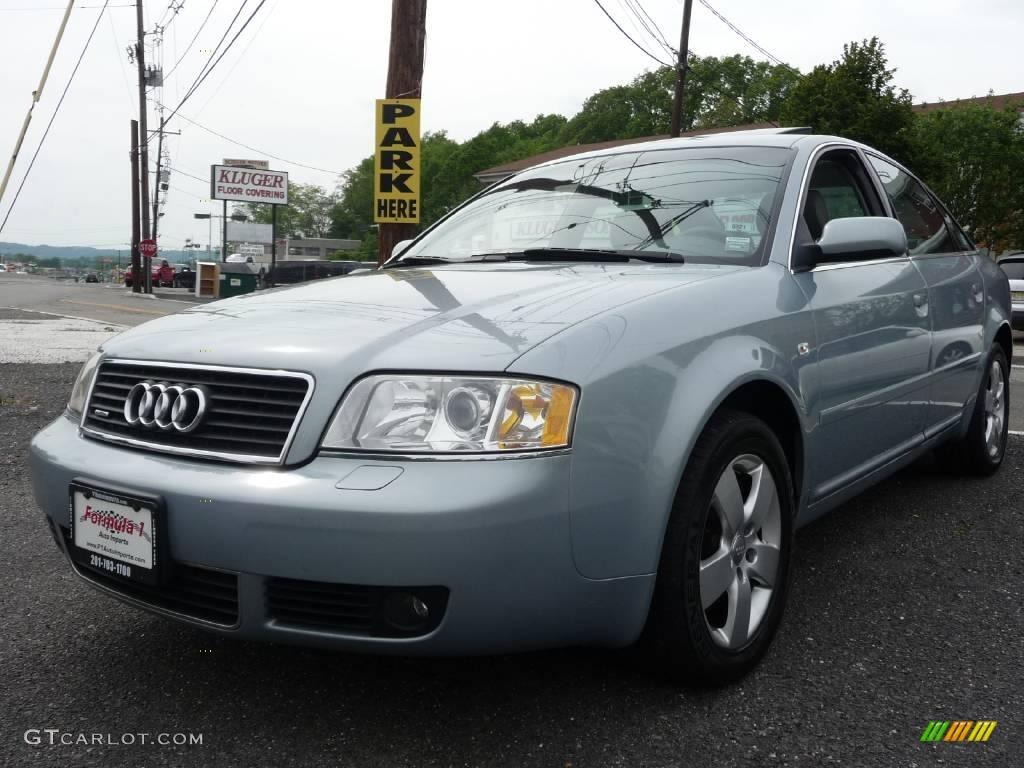 2002 A6 2.7T quattro Sedan - Crystal Blue Metallic / Platinum photo #13