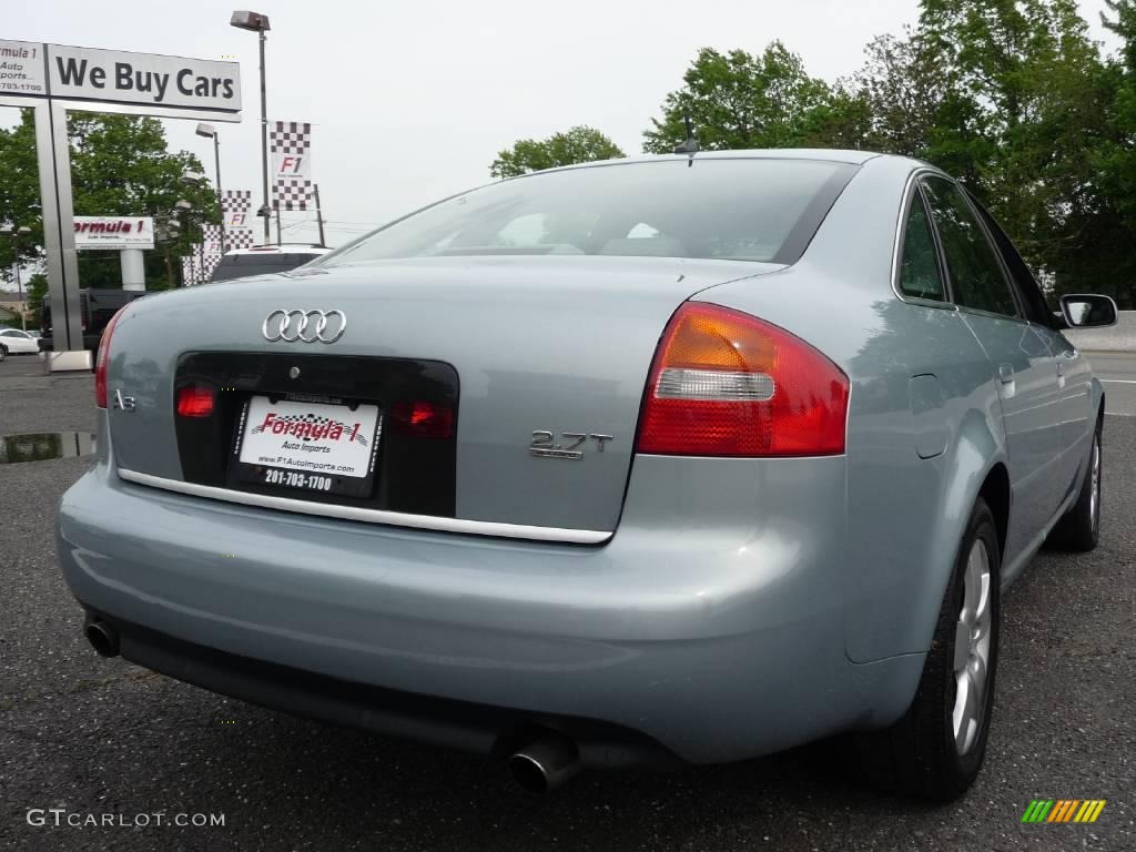 2002 A6 2.7T quattro Sedan - Crystal Blue Metallic / Platinum photo #15