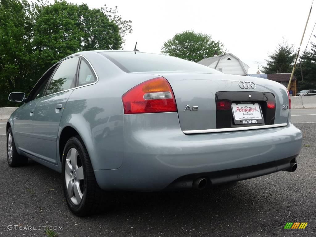 2002 A6 2.7T quattro Sedan - Crystal Blue Metallic / Platinum photo #16