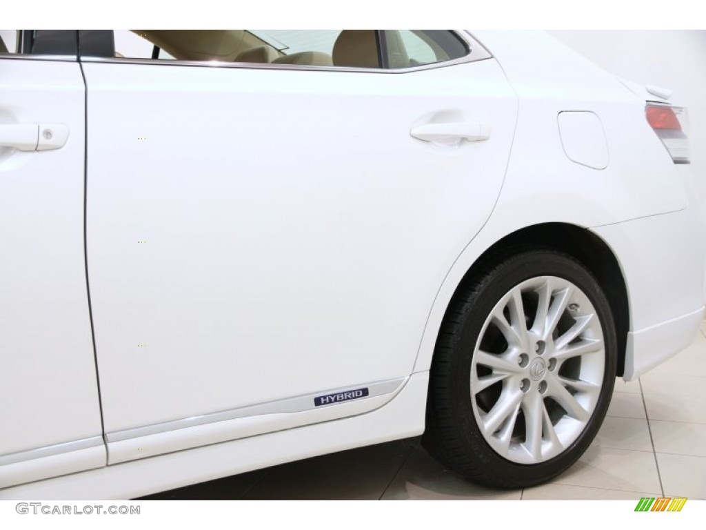 2010 HS 250h Hybrid Premium - Starfire White Pearl / Parchment photo #4