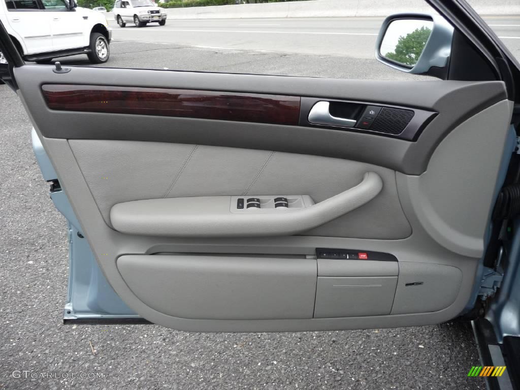 2002 A6 2.7T quattro Sedan - Crystal Blue Metallic / Platinum photo #23