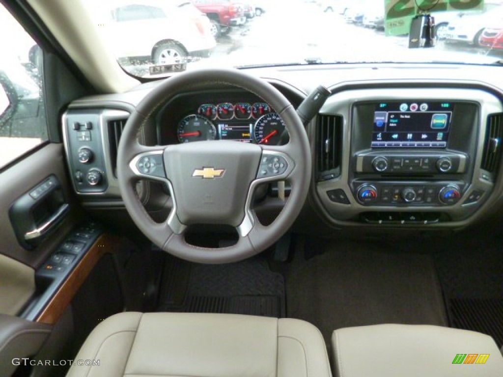 2014 Silverado 1500 LTZ Crew Cab 4x4 - White Diamond Tricoat / Cocoa/Dune photo #13