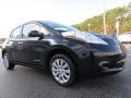 Super Black 2014 Nissan LEAF S Exterior
