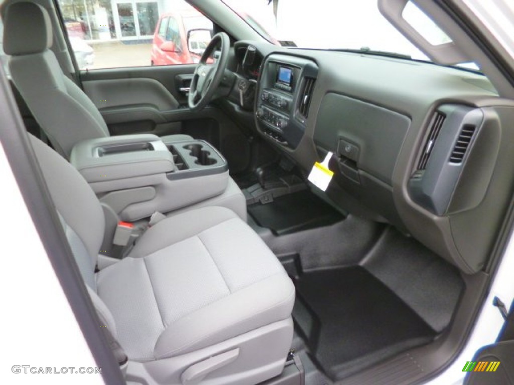 Jet Black/Dark Ash Interior 2014 Chevrolet Silverado 1500 WT Crew Cab 4x4 Photo #90363925