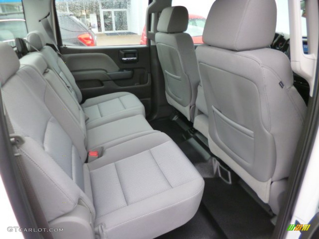 2014 Chevrolet Silverado 1500 WT Crew Cab 4x4 Rear Seat Photo #90363959
