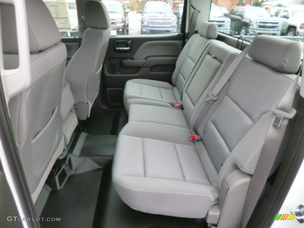 2014 Chevrolet Silverado 1500 WT Crew Cab 4x4 Rear Seat Photo #90363978