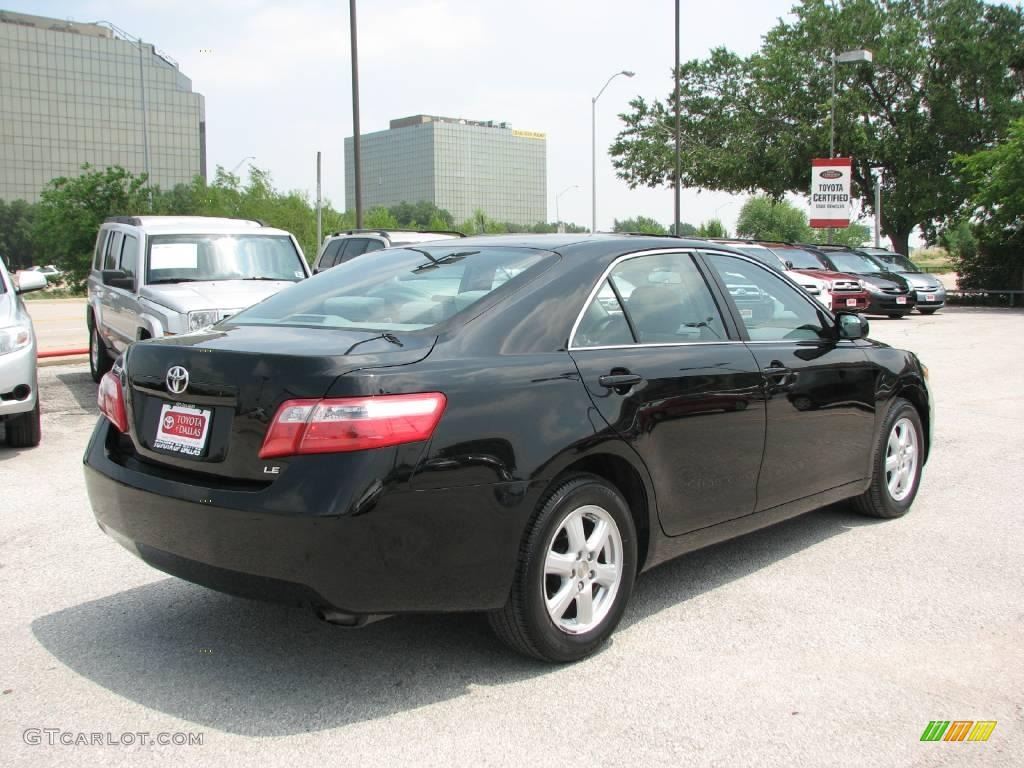 2007 Camry LE - Black / Ash photo #6