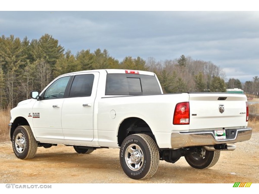 2013 2500 SLT Crew Cab 4x4 - Bright White / Black/Diesel Gray photo #7