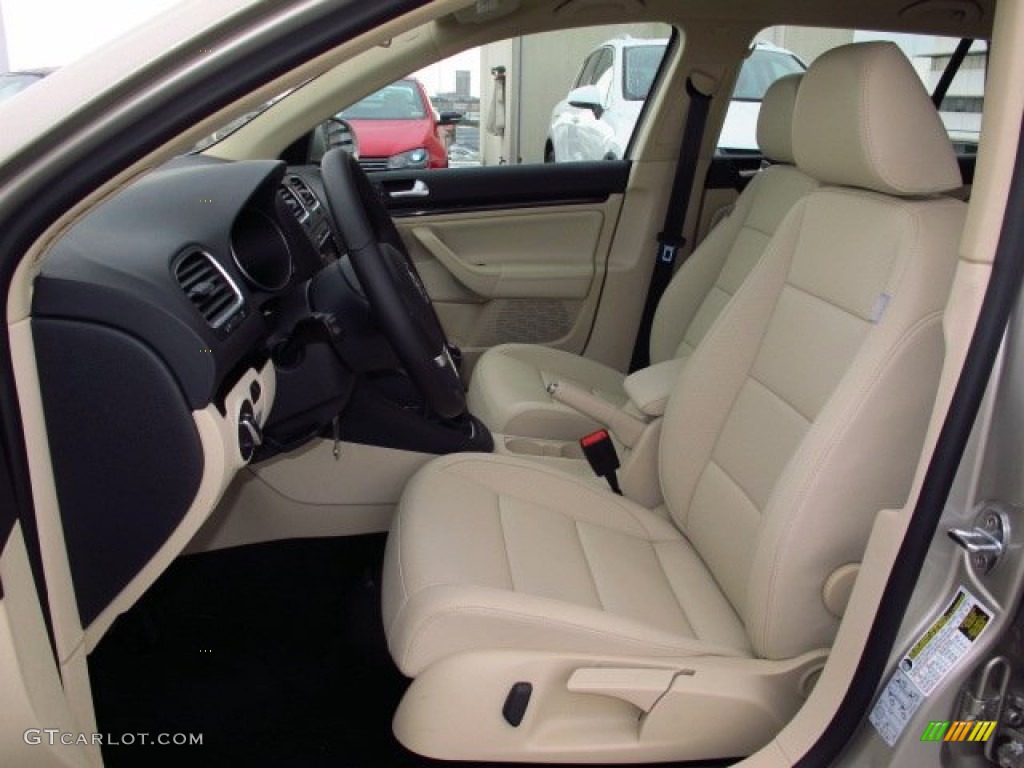 Cornsilk Beige Interior 2014 Volkswagen Jetta TDI SportWagen Photo #90365746
