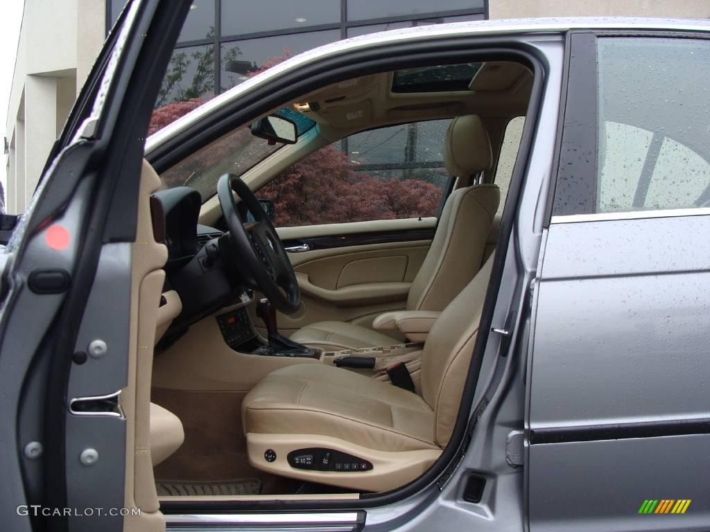 2003 3 Series 330xi Sedan - Steel Grey Metallic / Sand photo #10