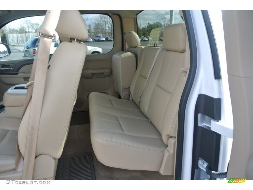 2011 Silverado 1500 LTZ Extended Cab 4x4 - Summit White / Dark Cashmere/Light Cashmere photo #19