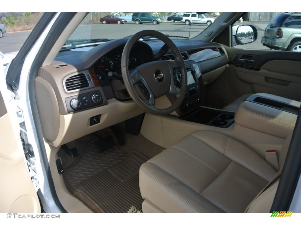 2011 Silverado 1500 LTZ Extended Cab 4x4 - Summit White / Dark Cashmere/Light Cashmere photo #26