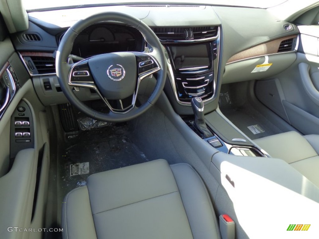Medium Titanium/Jet Black Interior 2014 Cadillac CTS Sedan Photo #90370241