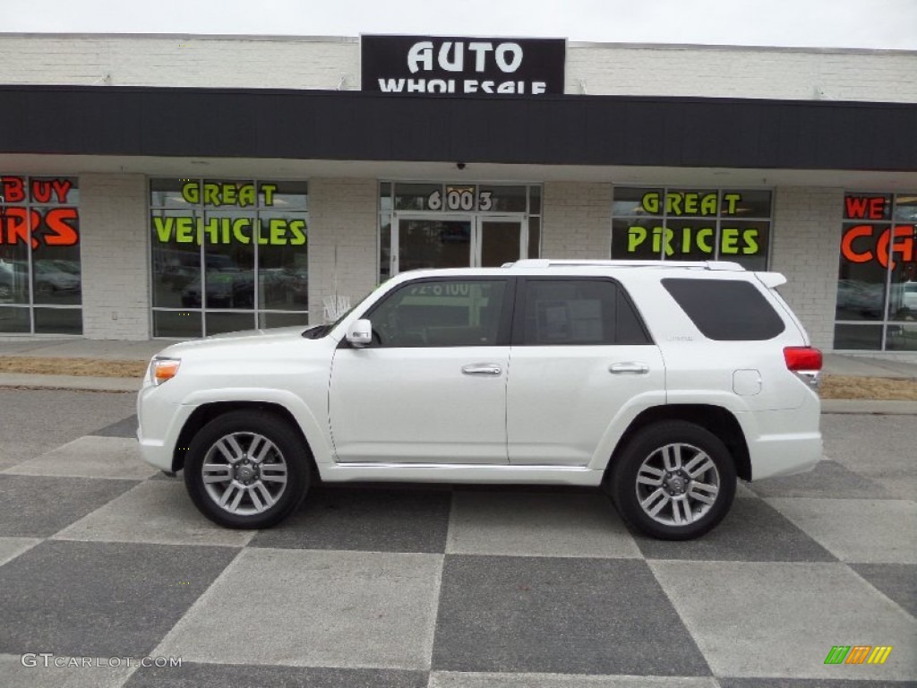 2013 4Runner Limited - Blizzard White Pearl / Sand Beige Leather photo #1