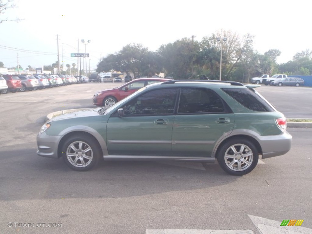 2007 Impreza Outback Sport Wagon - Evergreen Metallic / Desert Beige photo #3