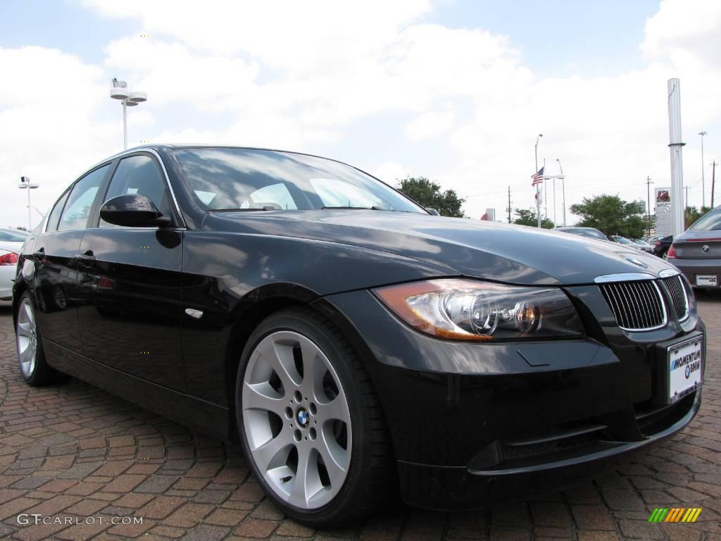 2006 3 Series 330i Sedan - Black Sapphire Metallic / Terra/Black Dakota Leather photo #7