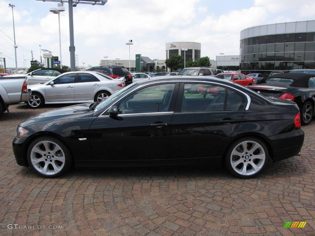 2006 3 Series 330i Sedan - Black Sapphire Metallic / Terra/Black Dakota Leather photo #10