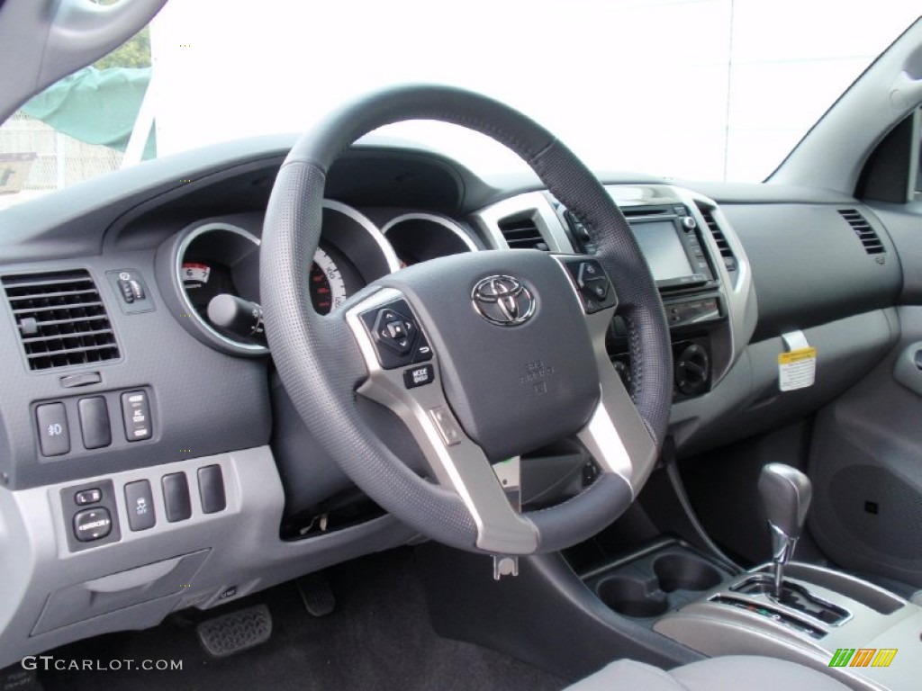 2014 Toyota Tacoma V6 Limited Prerunner Double Cab Graphite Dashboard Photo #90372153